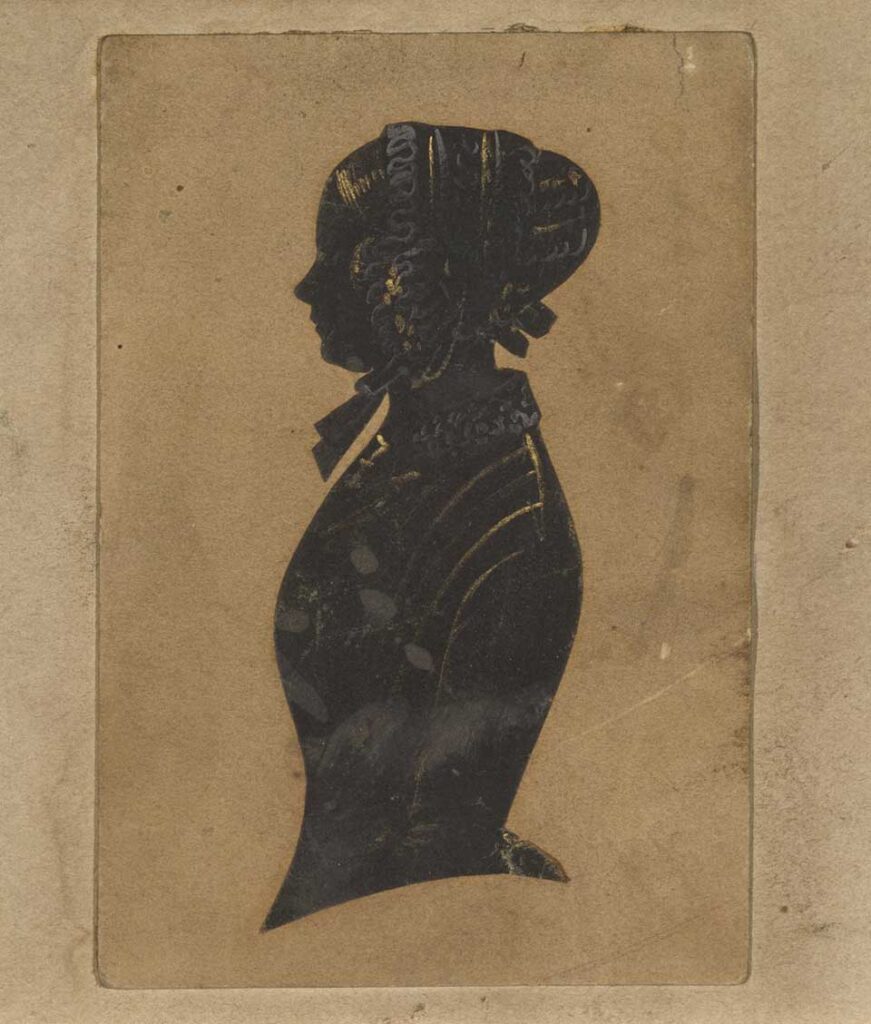 Painted silhouette